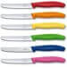 Coffret 6 couteaux de table Victorinox SwissClassic multicolores