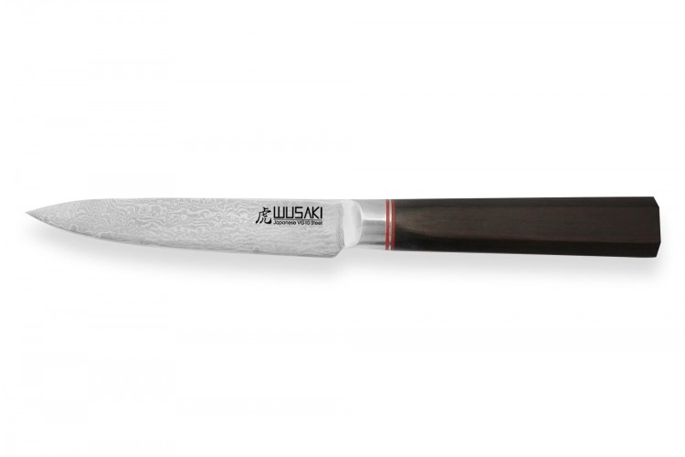 Couteau universel Wusaki Ebony VG10 12cm manche en ébène