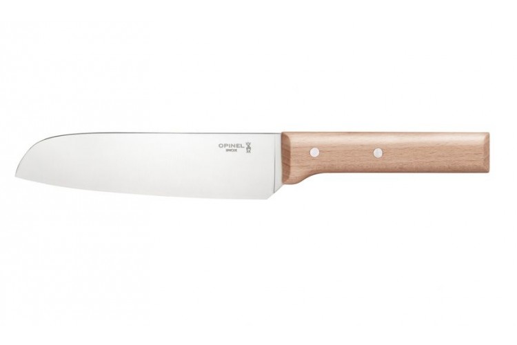 Couteau Santoku Opinel Parallèle n°119 lame 17cm manche hêtre