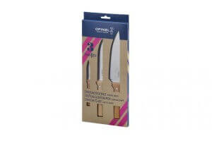 Coffret 3 couteaux Opinel Parallèle Office + Découper + Chef