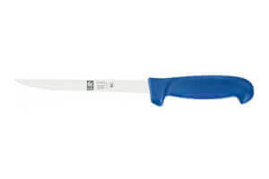 Couteau filet de sole professionnel Icel 20cm manche bleu