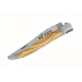 Couteau pliant Laguiole LE FIDELE acier Sandvik manche bois d'olivier 12cm
