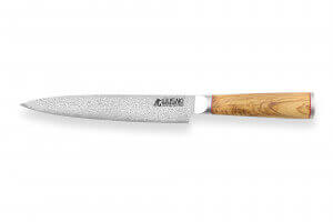 Couteau à découper Wusaki Fujiko VG10 20cm manche olivier