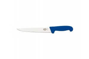 Couteau à saigner/découper 22cm, manche fibrox bleu Victorinox 5.5502.22
