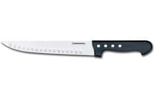 Couteau de boucher Bargoin Classic 4 rivets lame alvéolée 30cm 