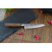 Couteau universel japonais artisanal Wusaki Nogami BS2 12.5cm manche en noyer