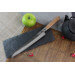 Couteau sujihiki japonais artisanal Wusaki Nogami BS2 24cm manche en noyer