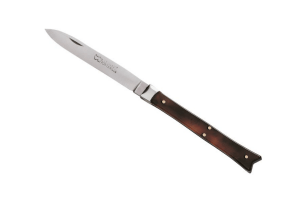 Couteau pliant AU SABOT Queue de Poisson acier carbone manche rhodoid façon écaille 9cm