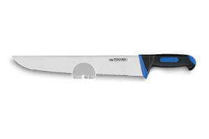 Couteau à poisson Fischer lame dents fines 42cm manche bi matière