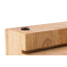 Planche à découper Continenta en bois 48x32,5x6cm + bac inox