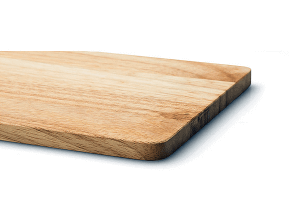 Planche à découper Continenta en bois d'hévéa