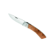 Couteau pliant Le CORRÈZE acier inox Z100 manche bois de genévrier 12cm