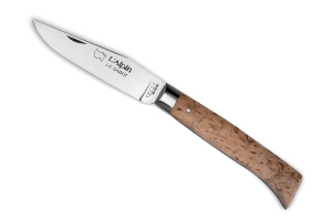 Couteau pliant Au Sabot L'Alpin acier Sandvik manche bouleau 10cm