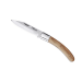 Couteau pliant L'Elsass acier inox Z100 manche bois de genévrier 11cm
