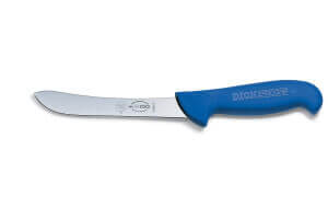 Couteau à découper Dick Ergogrip lame à pointe large manche bleu