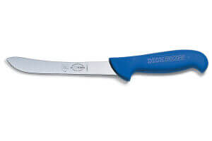 Couteau à découper Dick Ergogrip lame à pointe large manche bleu