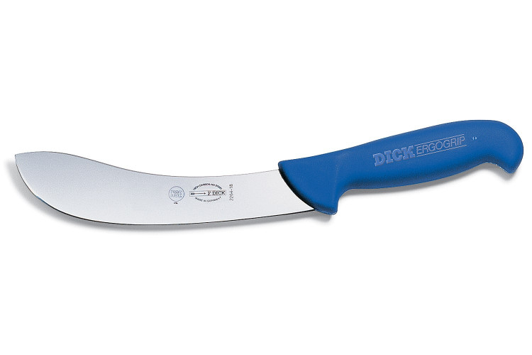 Couteau &agrave; d&eacute;pouiller Dick Ergogrip manche bleu