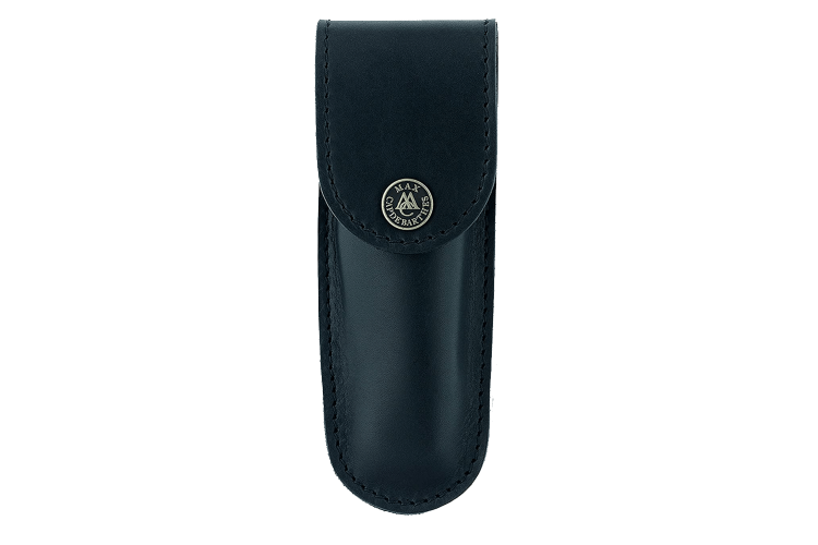 Etui Max CapdeBarthes S100 cuir noir pour couteau de poche Laguiole