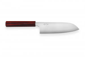 Couteau santoku japonais artisanal Kei Kobayashi SG2 17cm