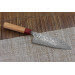 Couteau santoku japonais artisanal Yoshimi Kato 17cm SG2 Damascus cerisier
