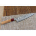 Couteau de chef japonais artisanal Yoshimi Kato 21cm VG10 Nickel Damascus cerisier