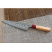 Couteau de chef japonais artisanal Yoshimi Kato 21cm VG10 Nickel Damascus cerisier