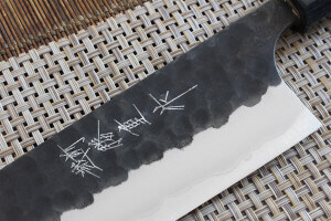 Couteau santoku japonais artisanal Anryu AS 17cm