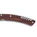 Couteau pliant semi dentelé Le Thiers Liner Lock Claude Dozorme vallernia 12,5cm