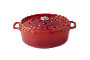 Cocotte ovale Invicta en fonte émaillée 29cm