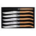 Coffret 6 couteaux de table Laguiole Arbalète G.DAVID 23cm inox manche olivier