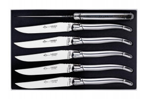 Coffret 6 couteaux de table Laguiole Arbalète G.DAVID 23cm tout inox
