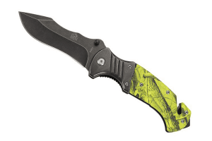 Couteau pliant Puma-Tec 304812 camouflage jaune fluo 12cm