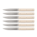 Coffret 6 couteaux de table Perceval 9.47 façon ivoire