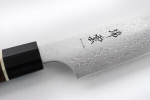 Couteau universel japonais Kanetsugu Zuiun acier SPG2 damas 15cm