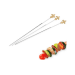 Set de 3 pics à brochettes "Lilie" Westmark en acier inox avec décors