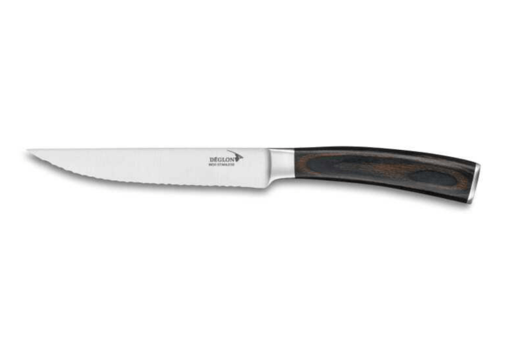 Couteau à steak Déglon Grande Table lame dentée inox 12cm