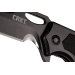 Couteau pliant CRKT Septimo 7050 manche aluminium noir 11,5cm