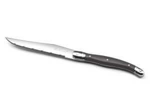 Couteau à steak Lou Laguiole Tradition gris lame inox 11cm