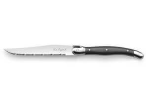 Couteau à steak Lou Laguiole Tradition gris lame inox 11cm