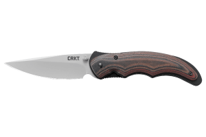 Couteau pliant CRKT Endorser manche G10 noir marron strié 10,5cm