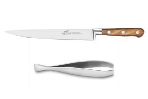 Coffret à poisson Sabatier Provençao couteau filet de sole 15cm + pince à arêtes