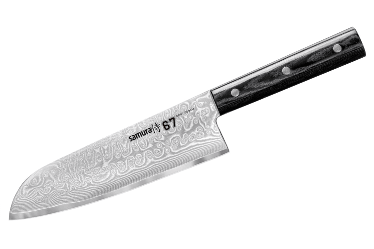 Couteau santoku Samura Damascus 67 VG10 damas 17,5cm