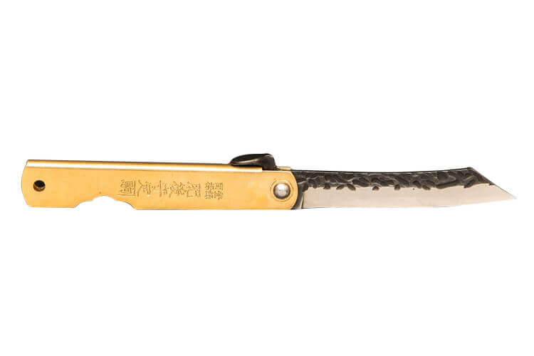 Couteau de poche Higonokami Böker Hoseki ame acier 7Cr13 taille 7,5cm 