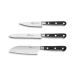 Coffret 3 couteaux Sabatier Idéal inox Office + Universel + Mini Santoku