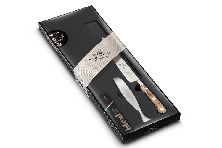 Coffret à poisson Sabatier Provençao couteau filet de sole 15cm + pince à arêtes