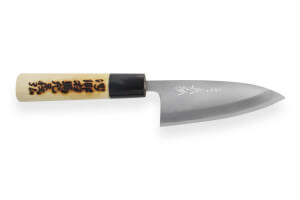 Couteau deba japonais artisanal Yoshihiro Jyosaku White 2 steel