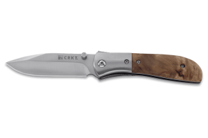 Couteau pliant CRKT M4-02W manche bois de broussin 9,5cm