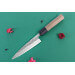 Couteau universel japonais artisanal Wusaki Nakata BS2 13.5cm manche en noyer