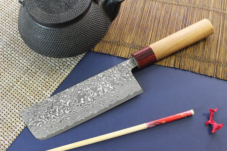 Couteau Nakiri Japonais Cm Yoshimi Kato Cerisier