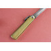 Couteau de poche Higonokami Kanetsune 4cm acier SK-5 manche laiton